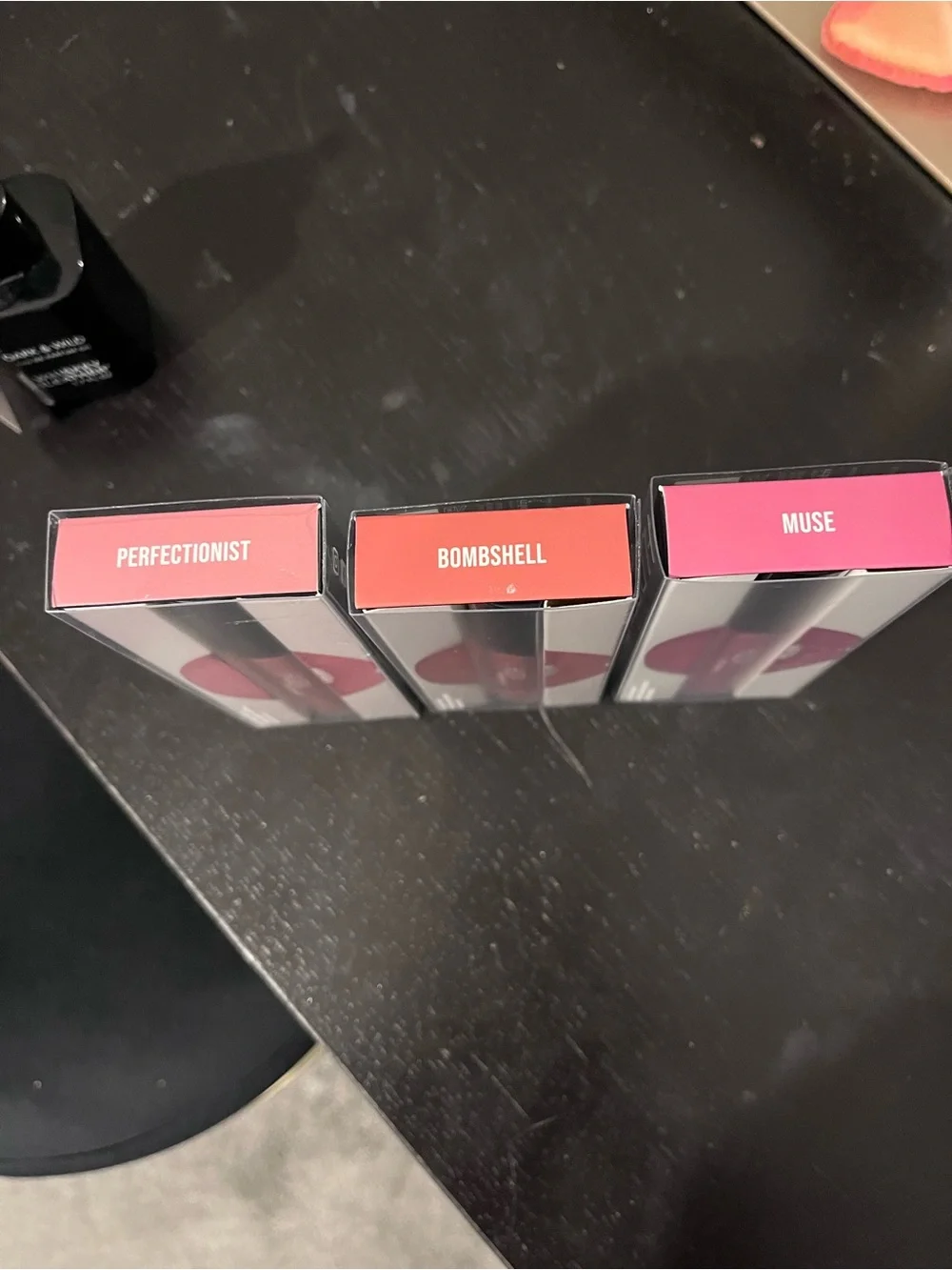 Huda Beauty Matte Liquid Lipstick Trio - Perfectionist, Bombshell, Muse